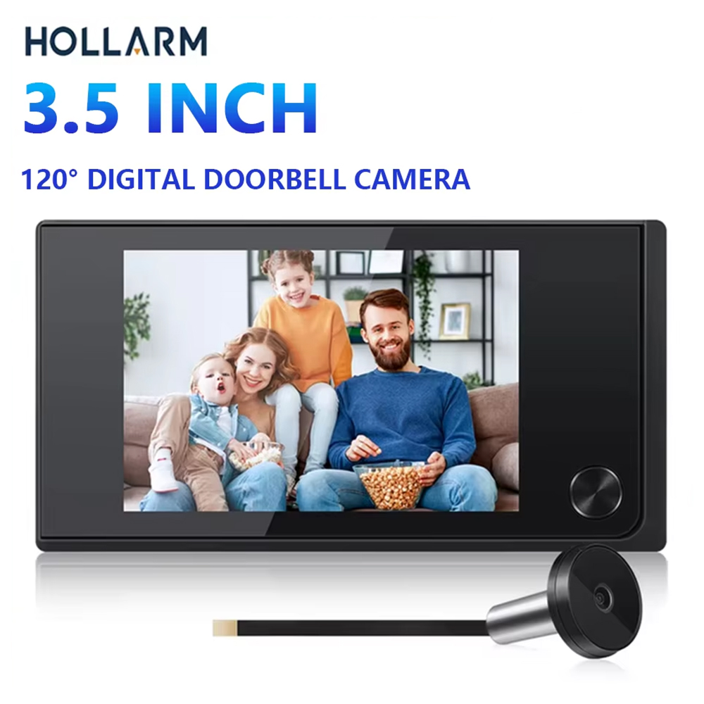 Smart Home Video Doorbell - Hollarm 3.5 Inch Wireless Doorbell Camera