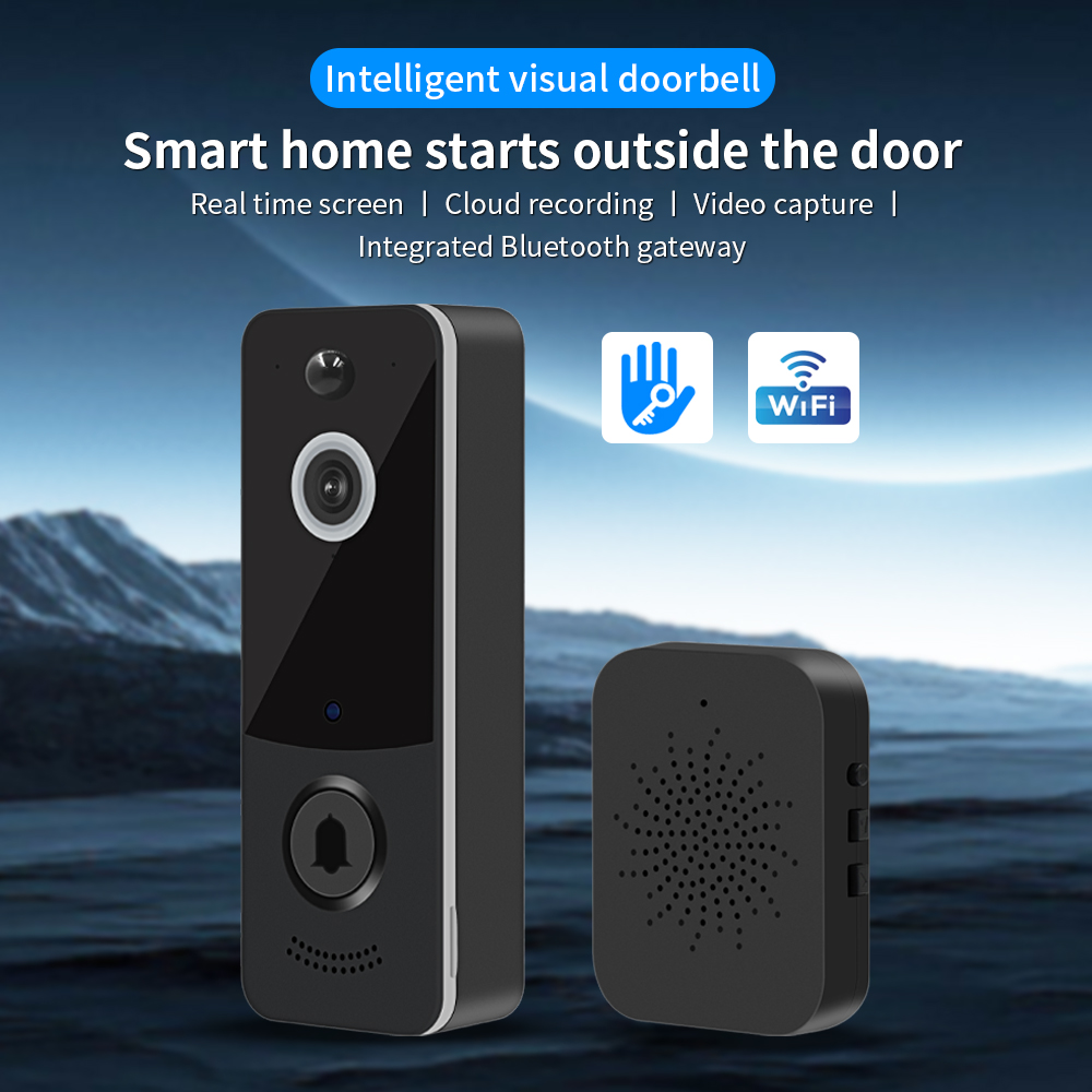 Smart Home Video Doorbell - 1080P WIFI Video Doorbell TTLOCK App
