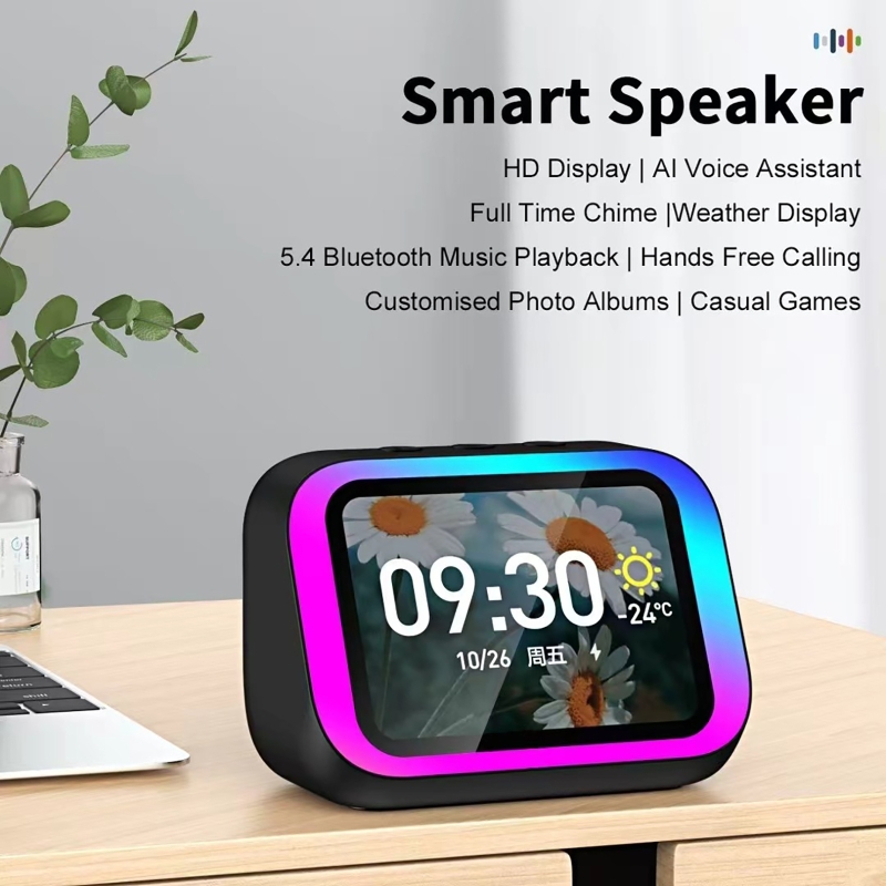 Smart Home Speaker - AI Voice Assistant Bluetooth Speaker With