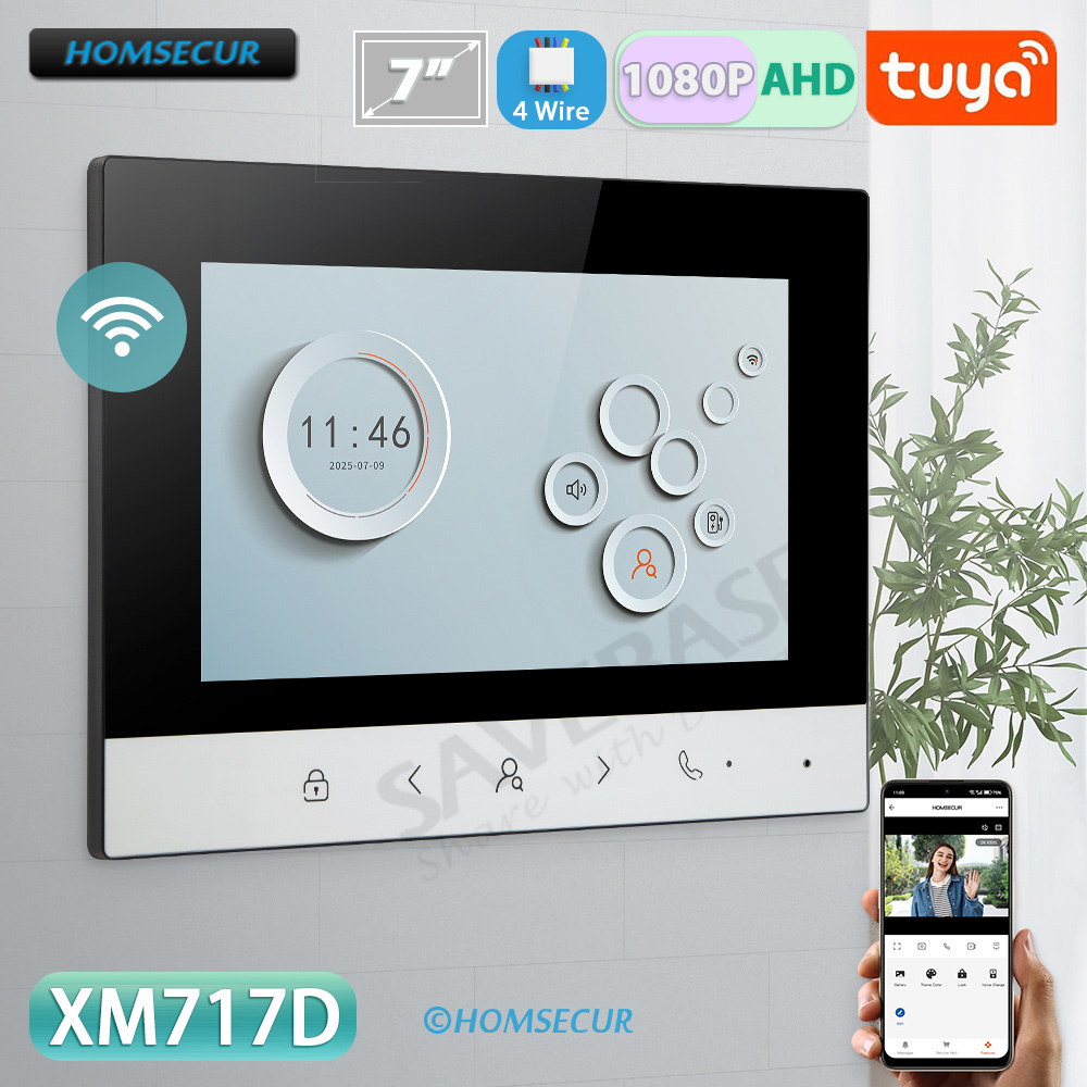 Smart Home Video Doorbell - Tuya Smart WIFI Indoor Monitor 7