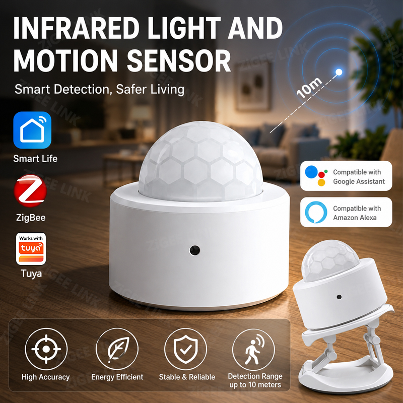 Zigbee Motion Sensor - ZigBee 3.0 PIR Motion Sensor Wireless