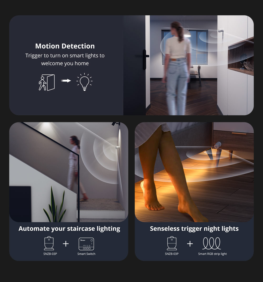 SONOFF SNZB-03P Zigbee Motion  - огляд і ціна Zigbee Motion Sensor