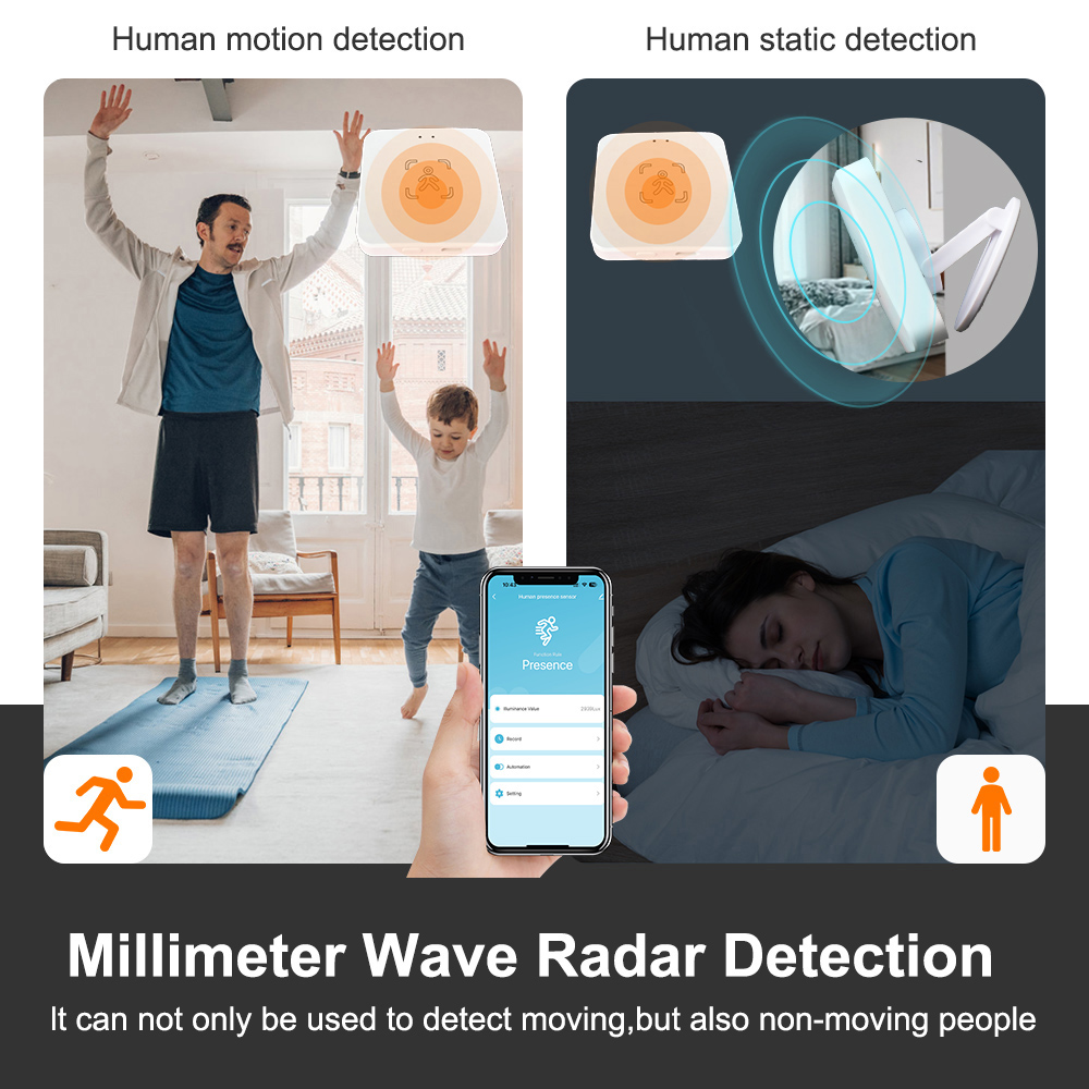 Tuya WiFi/Zigbee Human Presenc - огляд і ціна Zigbee Motion Sensor