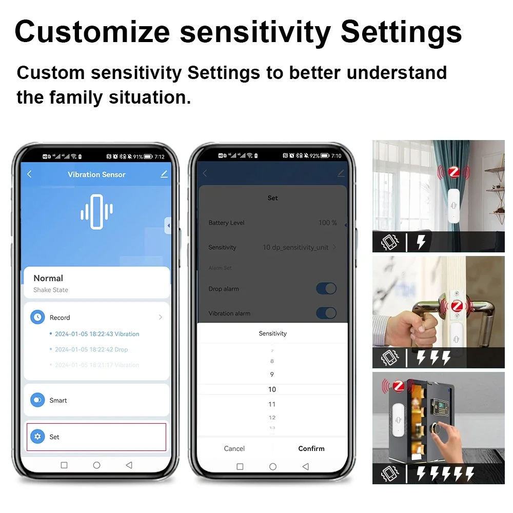 Smart Vibration Sensor ZigBee  - огляд і ціна Zigbee Motion Sensor