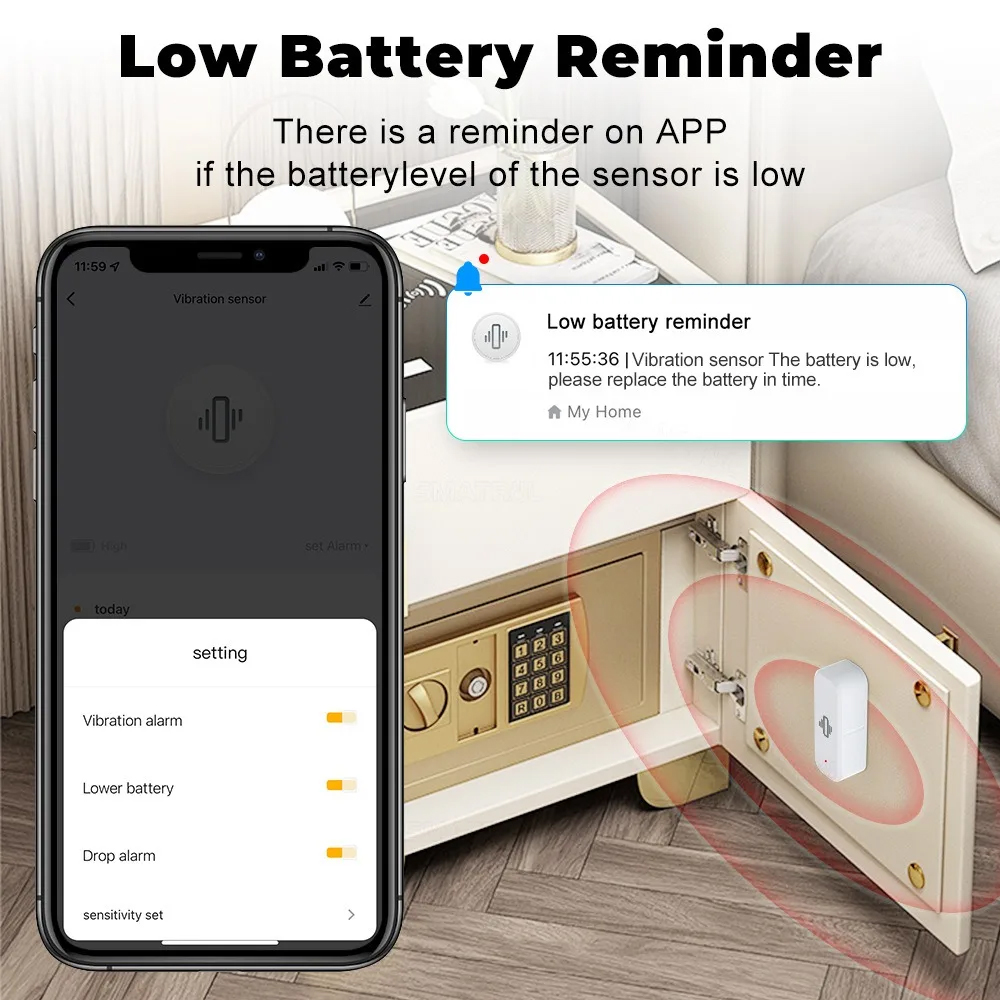 Smart Vibration Sensor ZigBee  - огляд і ціна Zigbee Motion Sensor