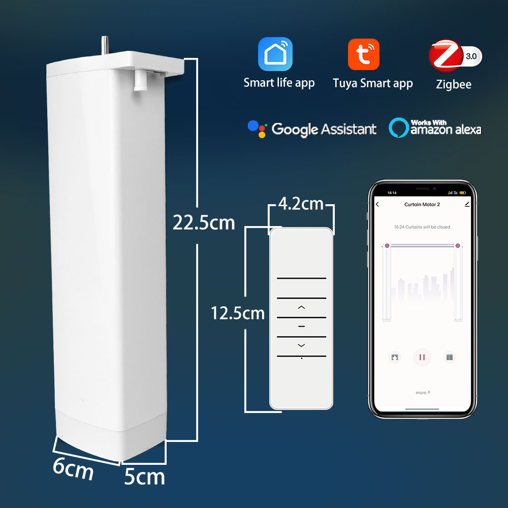 Tuya ZigBee Alexa Smart Curtai - огляд і ціна Smart Home Windows App