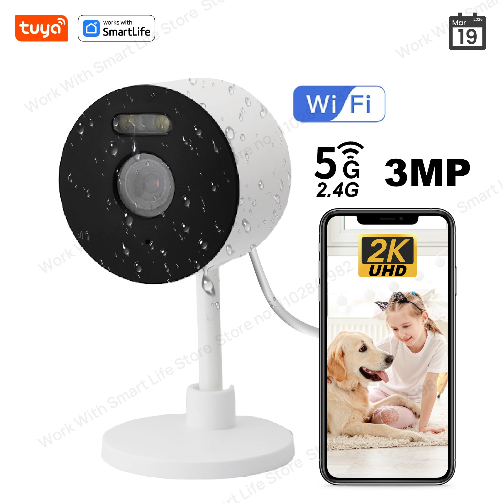 3MP HD Tuya Smart Indoor/Outdo - огляд і ціна Smart Home Windows App