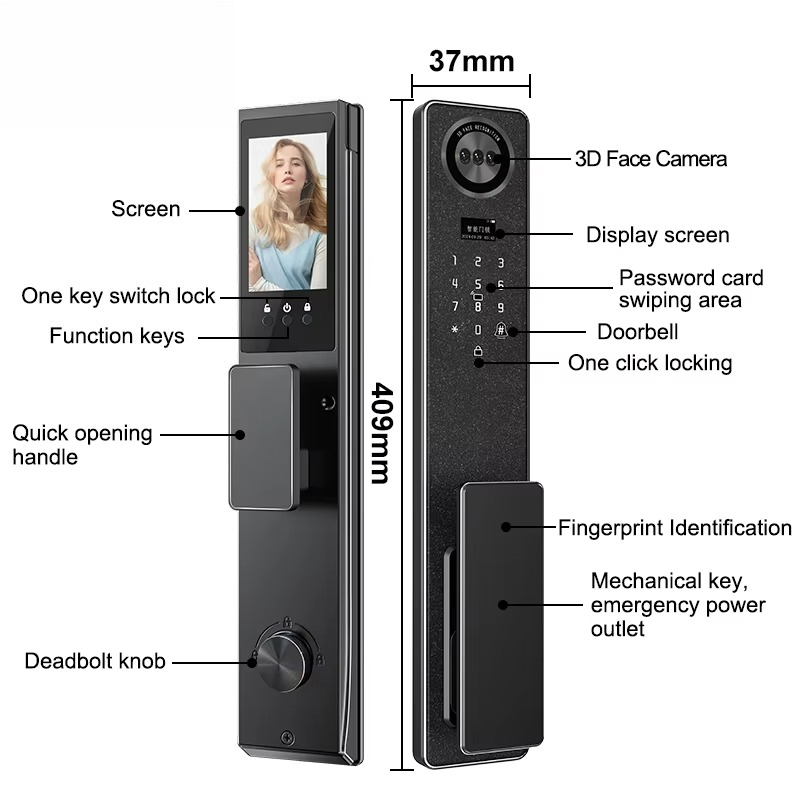 Tuya WiFi Smart Door Lock, Hom - огляд і ціна Smart Home In Us