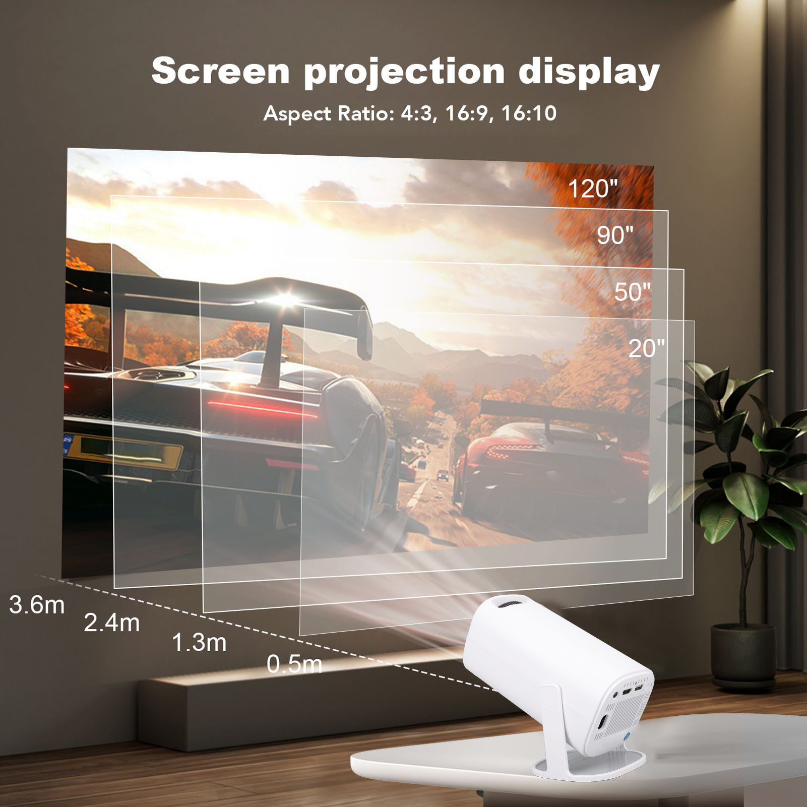 P30 1080P FHP 4K LED Projector - огляд і ціна Smart Home Kit