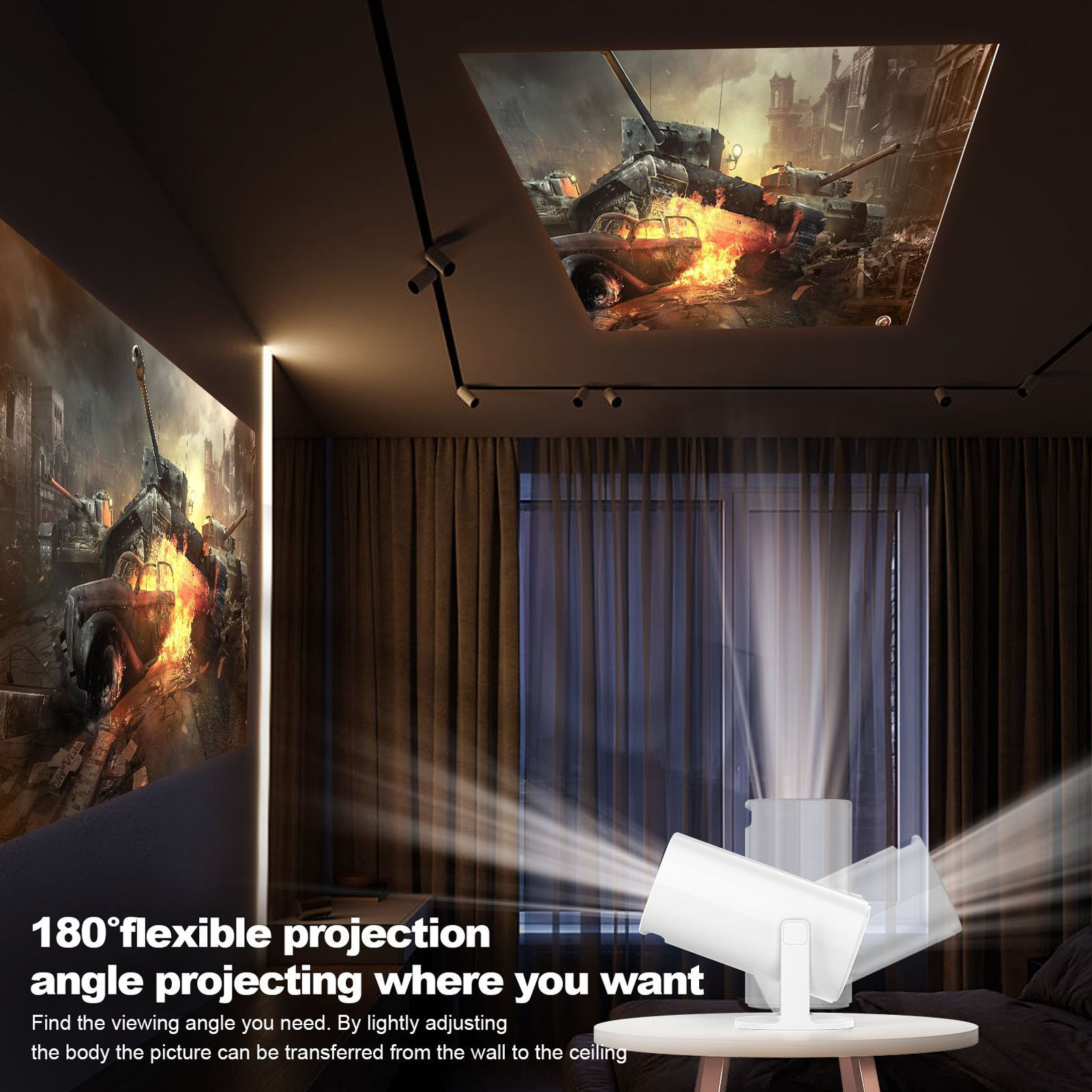 P30 1080P FHP 4K LED Projector - огляд і ціна Smart Home Kit