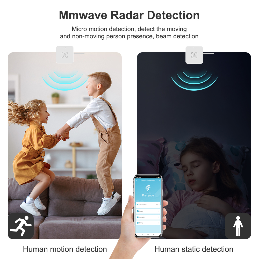 Tuya WiFi/ Zigbee Smart Human  - огляд і ціна Zigbee Motion Sensor