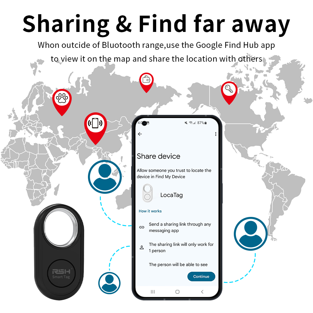 RSH 4PCS GPS Tracker for Samsu - огляд і ціна Smart Home Hub Samsung