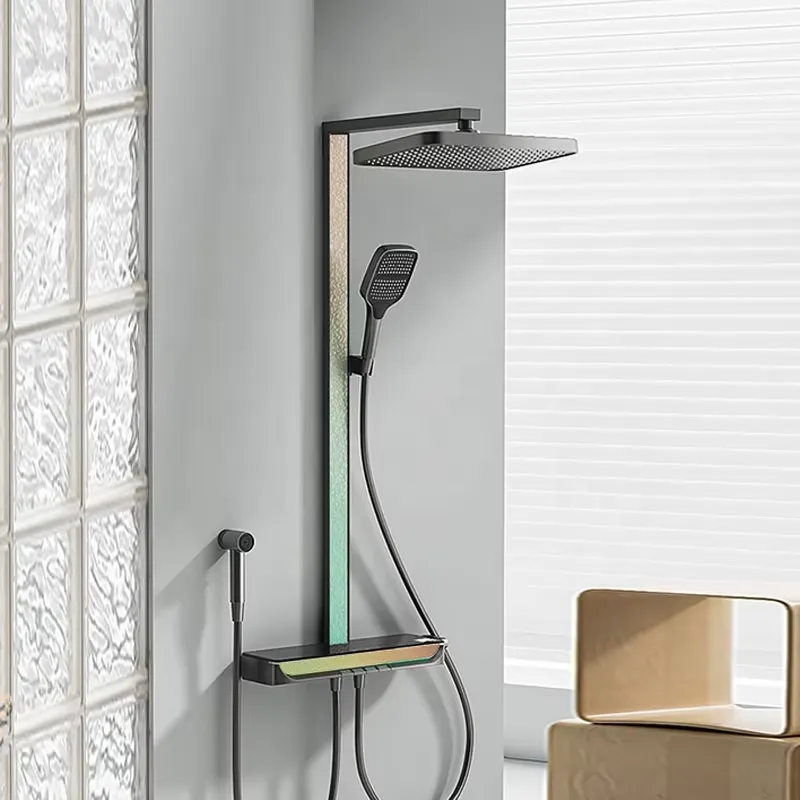 Brass Digital Waterfall Shower - огляд і ціна Smart Home In Us