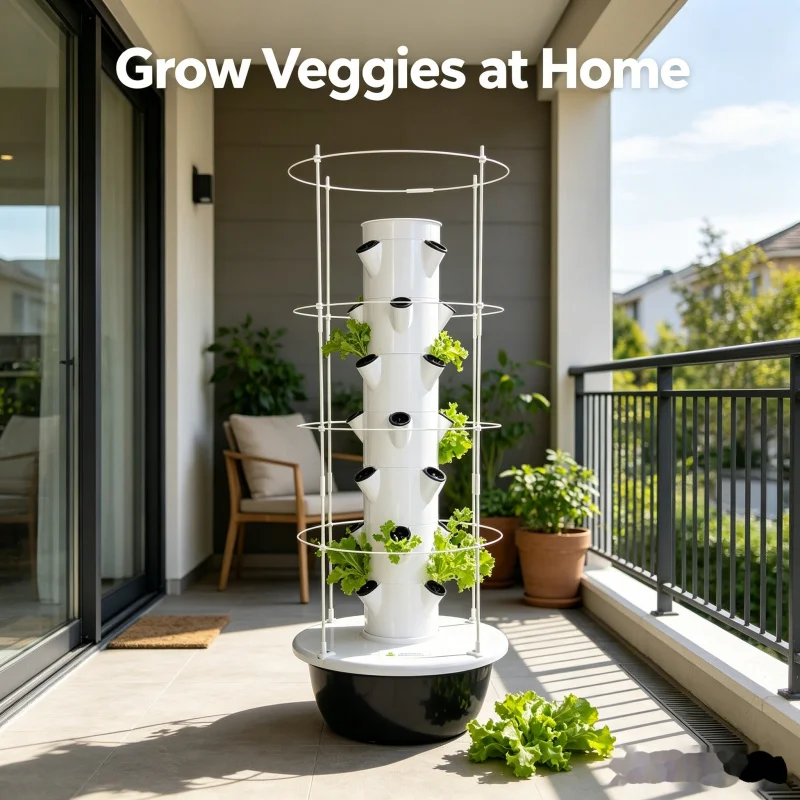 Smart Vertical Hydroponic Towe - огляд і ціна Smart Home Kit