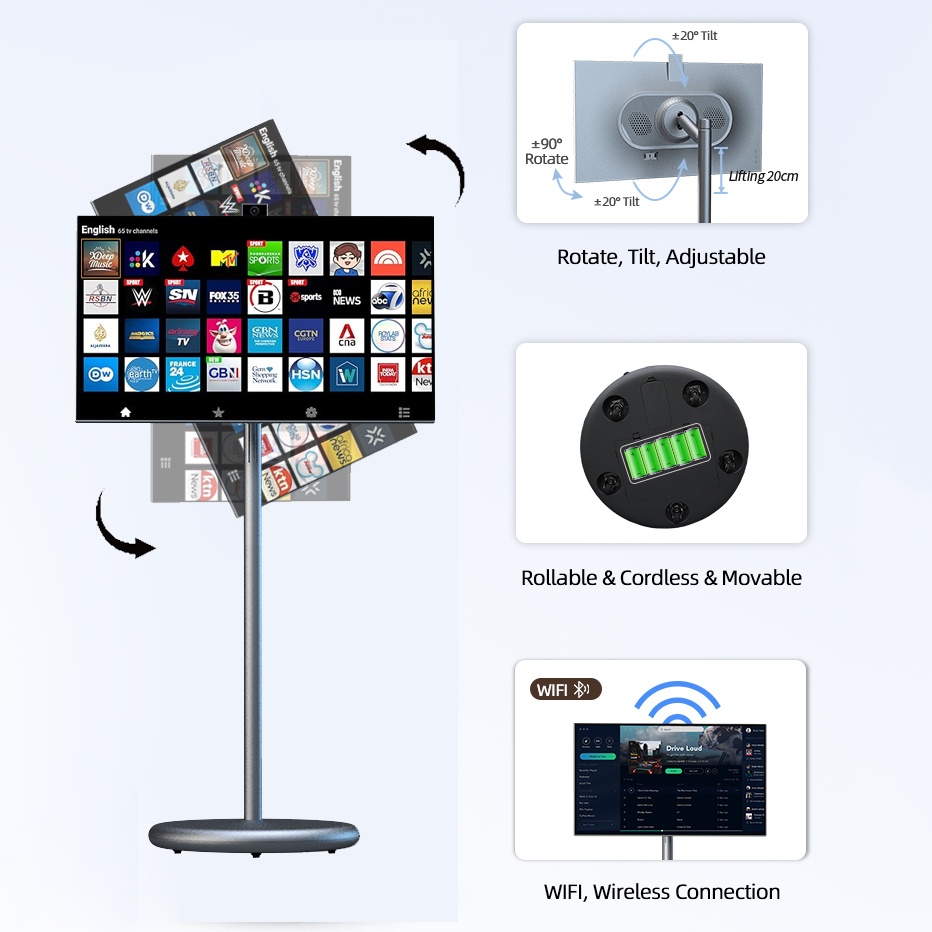 Smart Portable TV Display Mobi - огляд і ціна Smart Home Speaker