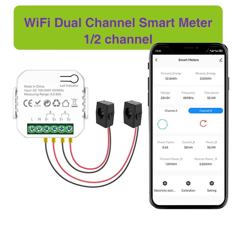 Tuya Wifi Smart Power Meter wi - огляд і ціна Smart Home In Us