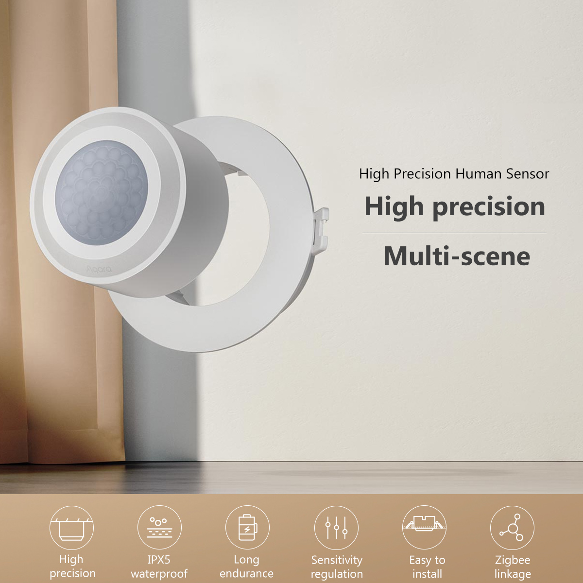 Original Aqara High Precision  - огляд і ціна Zigbee Motion Sensor