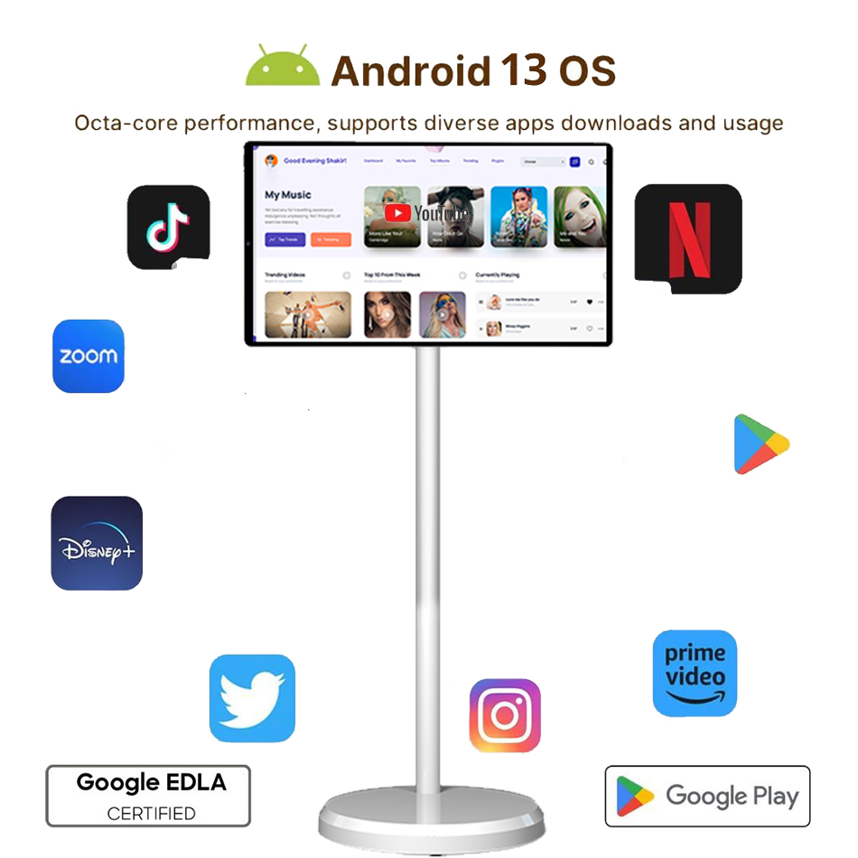 21.5 Inch LED White Battery-Po - огляд і ціна Smart Home Speaker