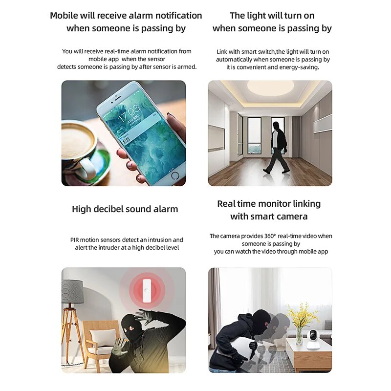 Tuya WiFi Zigbee PIR Motion Se - огляд і ціна Zigbee Motion Sensor