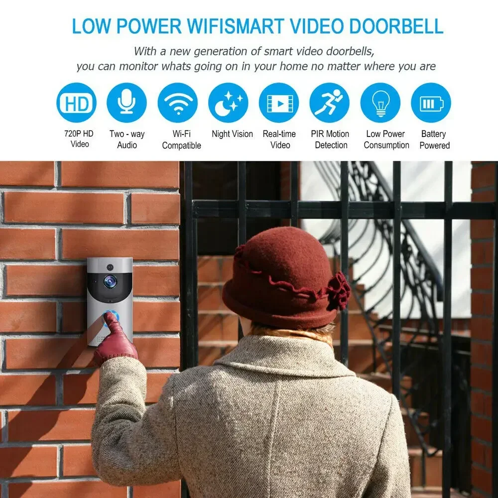 720P HD Smart Home Wireless WI - огляд і ціна Smart Home Video Doorbell