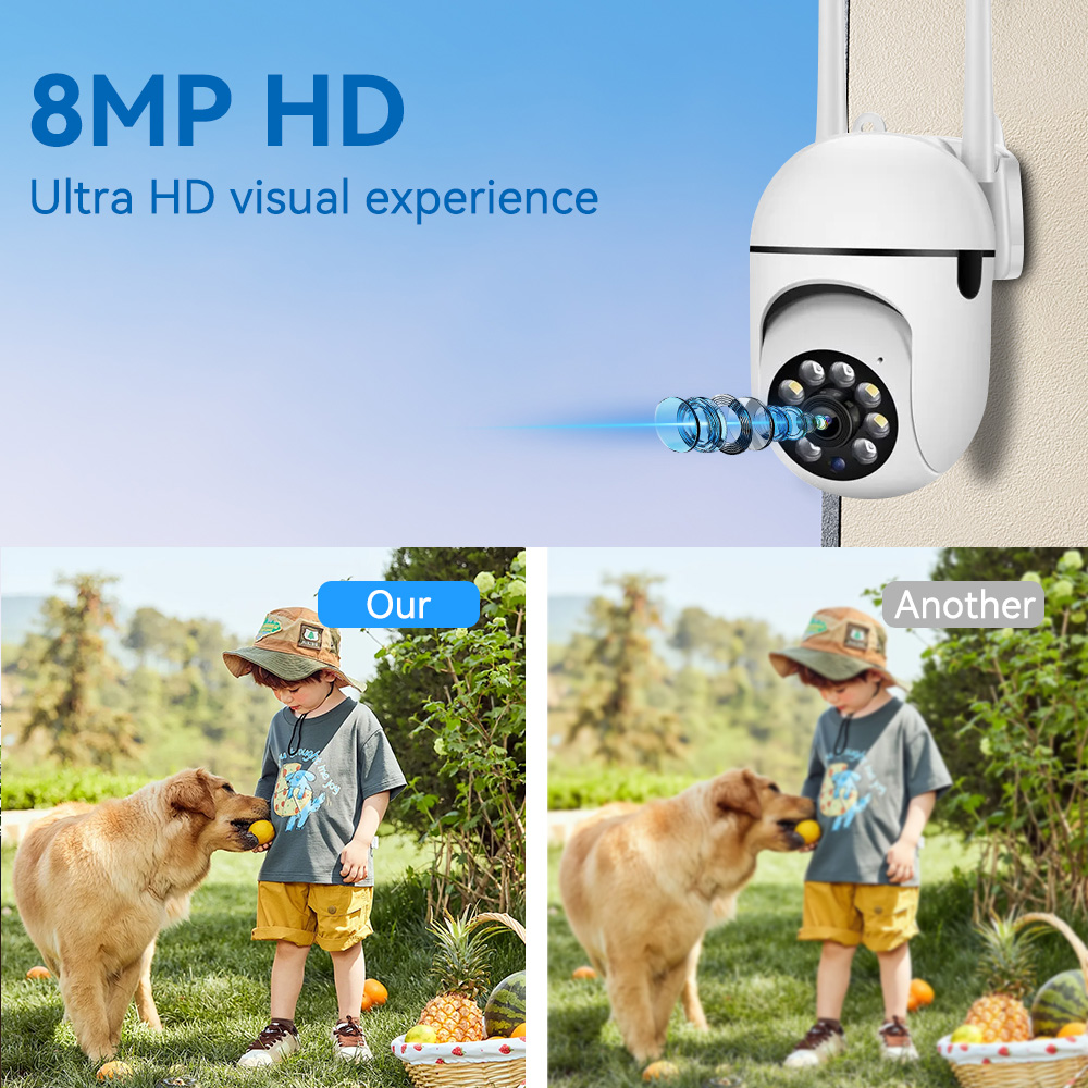8MP 2.4G Wifi IP CCTV Camera C - огляд і ціна Smart Home Windows App