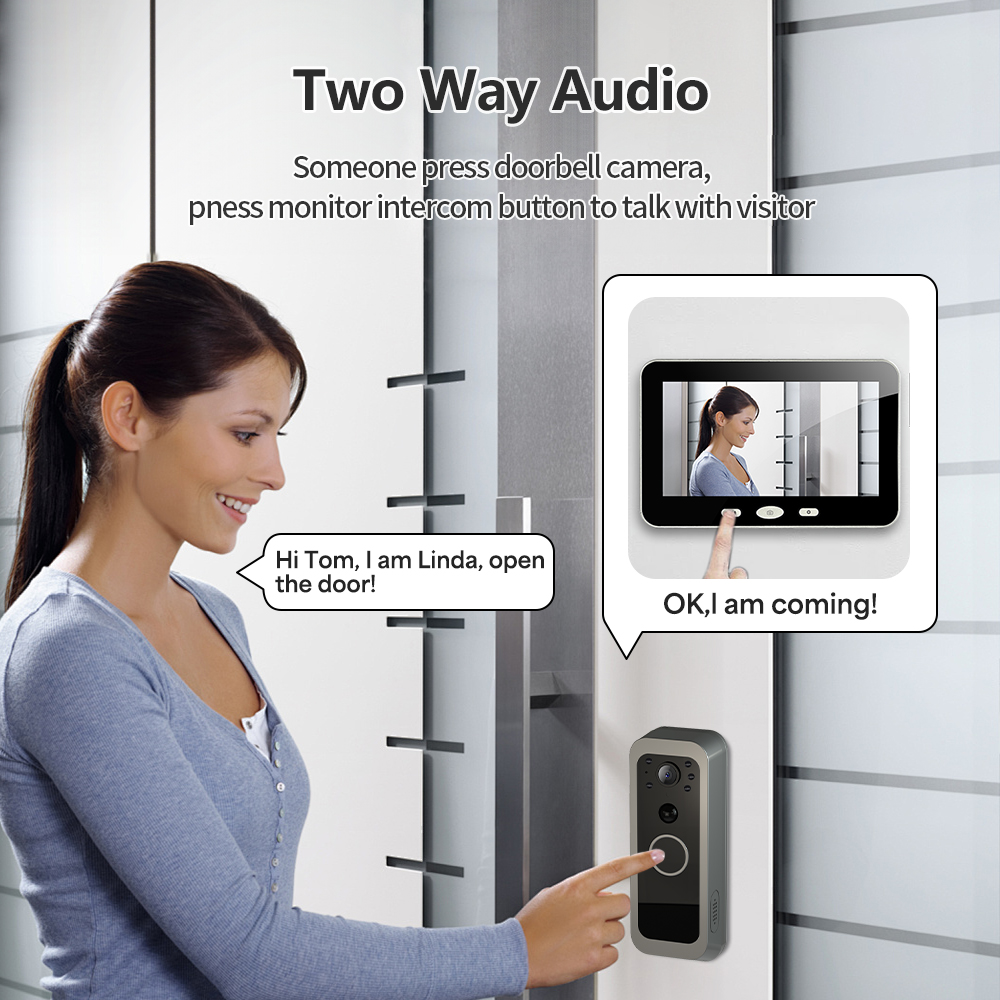 Tuya Smart Life 3MP 2.4G WIFI  - огляд і ціна Smart Home Video Doorbell