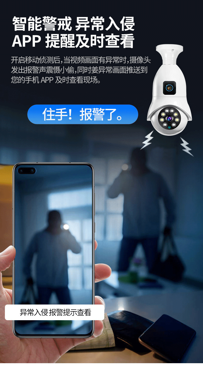 4MP UHD V380 APP Dual Lens E27 - огляд і ціна Smart Home Windows App
